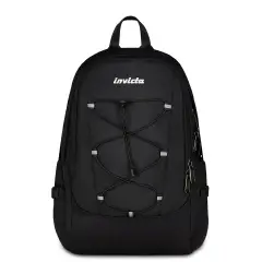 Zaino Scuola Invicta Smart GRS Jet Black 23 Litri Tasca Laptop