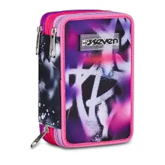 Astuccio 3 Zip Seven Buzzy Note Girl 45pz