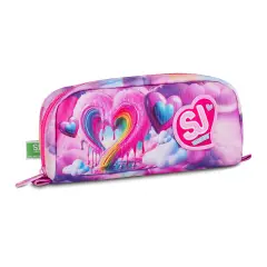 Bustina Portapenne SJ Gang Joyful Pins Girl Astuccio Zip