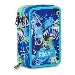 Astuccio 3 Zip SJ Gang Ever Cloudy Blue 45 Pezzi