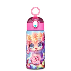 Sj Gang Borraccia con Cannuccia 460 ml Animali Variante 226