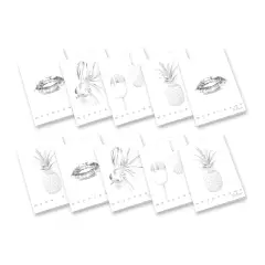 Quaderno Maxi Pigna Monocromo Silver - 72 Pagine - Rigatura 1R