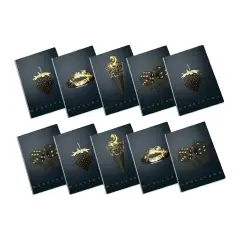 Quaderno Maxi Pigna Monocromo Gold - 72 Pagine - Rigatura 5M