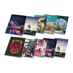 Quaderno Maxi Pigna Per Ragazzi Fantasie Assortite 80gr Rigatura 1R