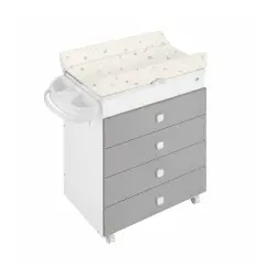 Cam Bagnetto Fasciatoio Asia Bianco-Grigio Pianeti  Col. 270