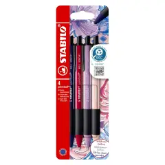 Penne a Scatto Stabilo Pointball Nature Colors Blister 4 Penne Inchiostro Blu