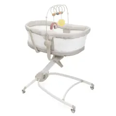 Chicco Baby Hug 4in1 Armonia Mother Pearl – Culla, Sdraietta, Seggiolone e Prima Sedia 0-36 Mesi