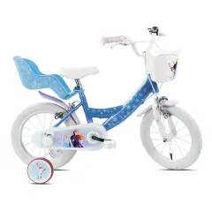 Bicicletta 14 Pollici Frozen, Bici per Bambine 3-5 Anni