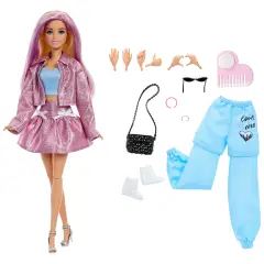 Barbie Deluxe Style JNC61 con 4 Accessori Fashion