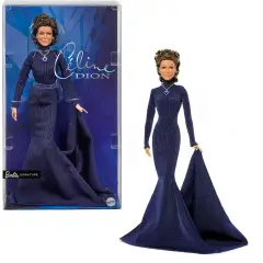 Barbie Signature Celine Dion, bambola da collezione con abito iconico