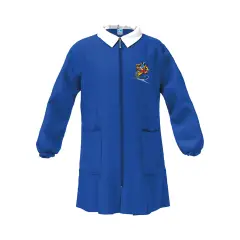 Grembiule Bambino Scuola Zip Game Blu 10 Anni