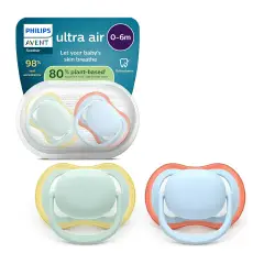 Ciuccio Philips Avent Ultra Air 0-6M Verde/Blu Pastello