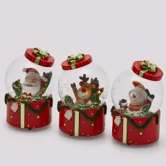 EDG Sfera Acqua Carillon Natale H15,5 cm 3 Varianti