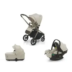 Foppapedretti Trio Snap Cream con seggiolino auto Reclinabile