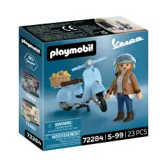 Playmobil 72284 Vespa 80th Anniversary Iconic Style con Personaggio
