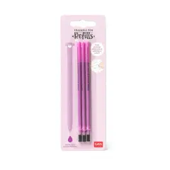 Legami - Refill per Penna Gel Cancellabile Viola, Set 3 Pezzi