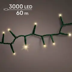 Lumineo Compact Twinkle Luci Natale LED 3000 LED 60 m