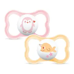 Succhietto Air Silicone +16 Mesi Bambina – 2 Pezzi