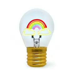 Legami - Bulb Fiction Lampada Da Tavolo A Forma Di Lampadina Arcobaleno