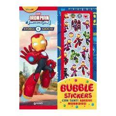 Libro con Bubble Stickers - Iron Man