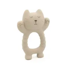 Bamboom Gatto in Gomma Naturale per Dentizione Sand
