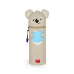 Legami - Kawaii Astuccio Scuola 2 in 1 in Morbido Silicone, Koala Sleeping La Vida Loca